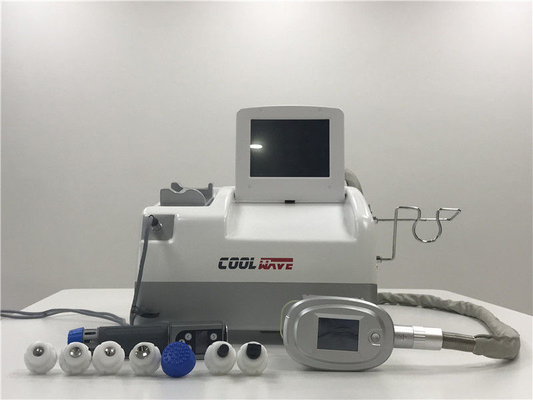 แบบพกพา Cryolipolysis Cool Slimming Machie Shockwave Therapy สำหรับการลดเซลลูไลท์