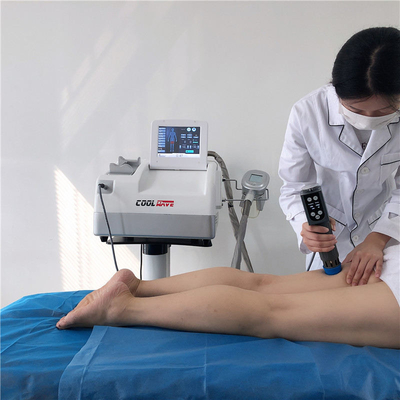 แบบพกพา Cryolipolysis Cool Slimming Machie Shockwave Therapy สำหรับการลดเซลลูไลท์