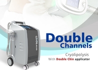 Cryolipolysis แช่แข็งไขมันใหม่ล่าสุดพร้อมการรักษาคาง Double Cryo Machine 4 จับ Channel Cool Body Fat Freezing