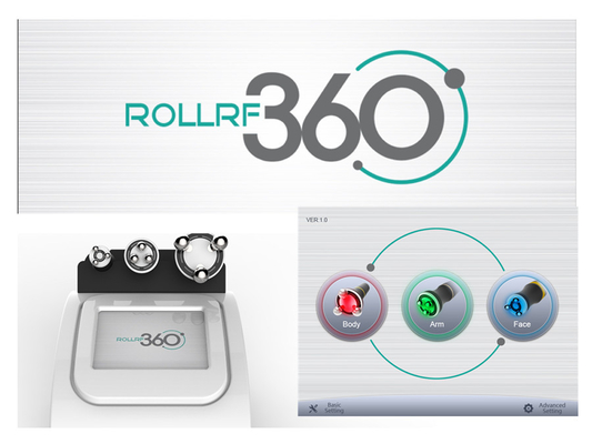 เครื่องสลายไขมันแบบพกพา 360 องศา Tripolar RF Cavitation Machine