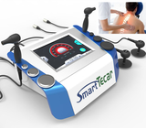 คู่ 80 มม. จับ Tecar Therapy Diathermy Machine RF Tecar ไมโครเวฟ Diathermy อุปกรณ์สำหรับกล้ามเนื้อผ่อนคลาย