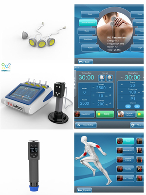 เครื่องนวดฝ่าเท้า Plantar Fasciitis Radial Shockwave Therapy Machine สำหรับกระตุ้นกล้ามเนื้อ