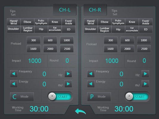 เครื่องบำบัดด้วยคลื่นกระแทก Acoustic ED สำหรับการหย่อนสมรรถภาพทางเพศ China / Shockwave Cryotherapy Slimming