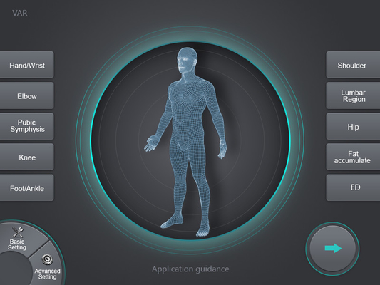 เครื่องบำบัดด้วยคลื่นกระแทก Acoustic ED สำหรับการหย่อนสมรรถภาพทางเพศ China / Shockwave Cryotherapy Slimming