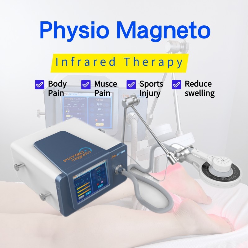 เครื่องบำบัดด้วยเลเซอร์อินฟราเรด Physio Magneto ที่ต่ำกว่าเพื่อบรรเทาอาการปวดร่างกาย
