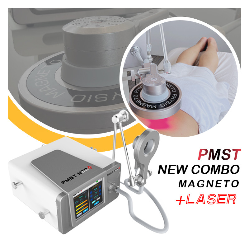 650NM Magneto Therapy Machine Emtts Pain Free 2 in 1 Physio Filed Plus พร้อมอุปกรณ์เลเซอร์ต่ำ