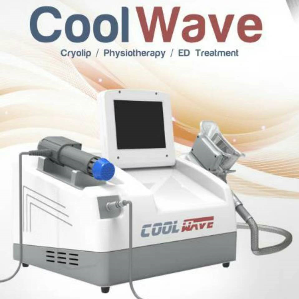 2 In 1 Cool Wave Therapy Cryolipolysis Fat Freezing Machine เครื่องนวด Body Shaping