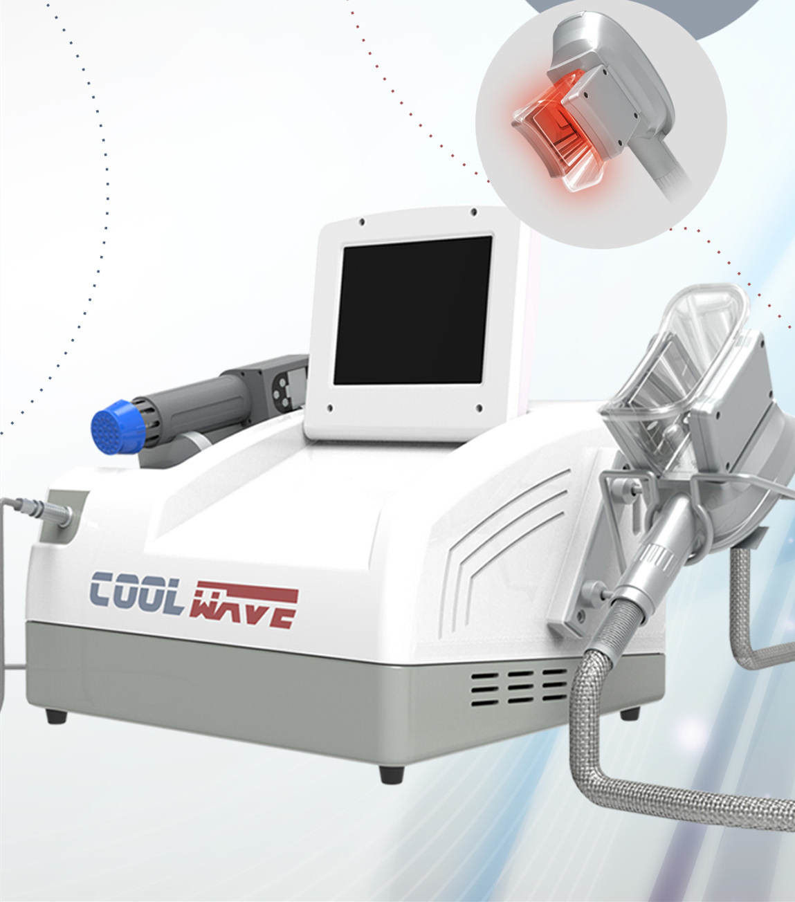 Cryolipolysis Fat Freezing Machine อุปกรณ์ลดน้ำหนักด้วย Cryo และ Shockwave