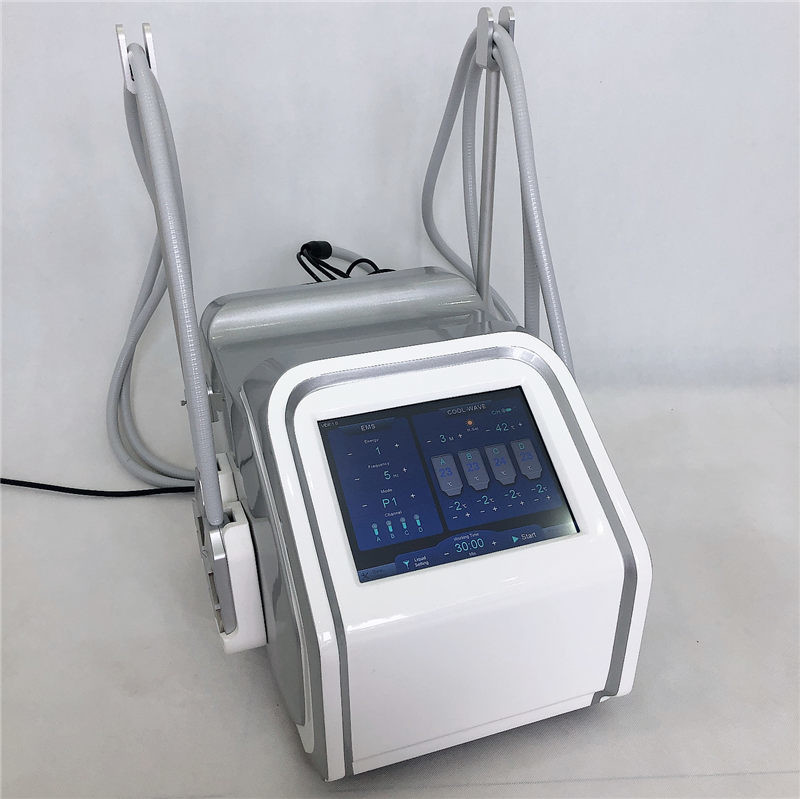 เครื่องแช่แข็งไขมัน Cryolipolysis เครื่องบำบัดเซลลูไลท์พร้อมฟังก์ชั่นกระตุ้นกล้ามเนื้อ