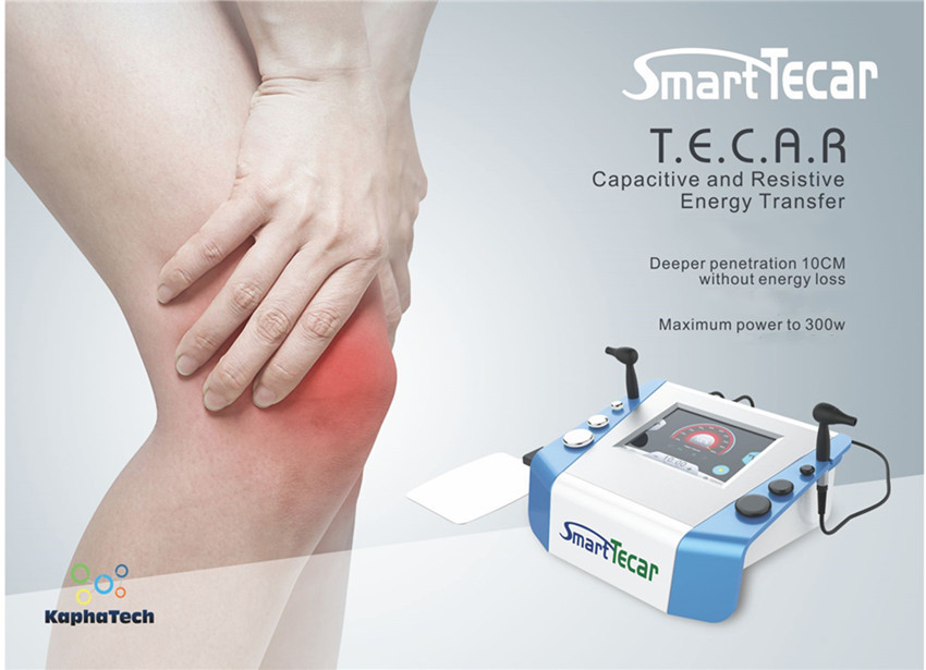 300KHZ RF Tecar Therapy Machine สำหรับกล้ามเนื้อเอ็นกระดูก