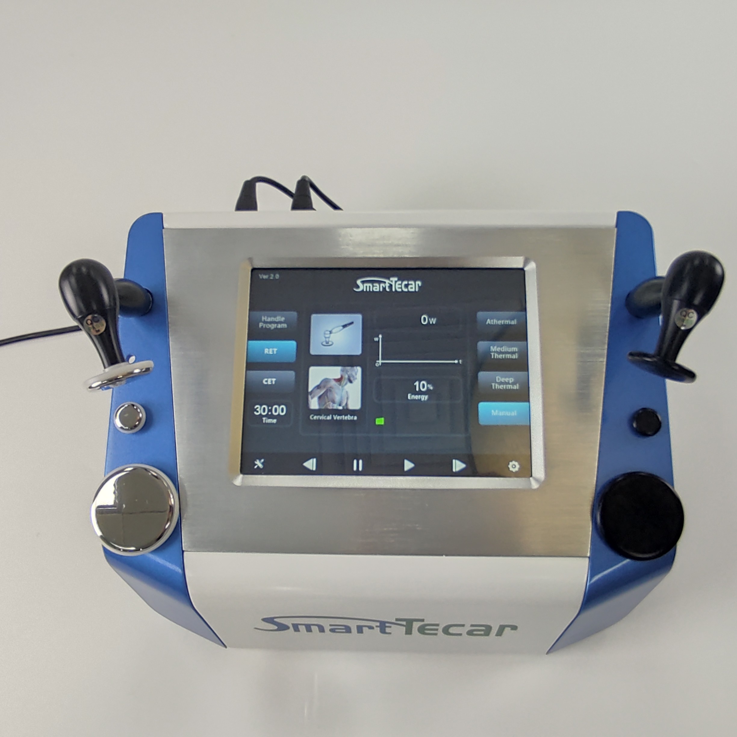 RF 20MM CET Handle 448KHz Tecar Therapy Machine สำหรับการนวดกล้ามเนื้อ