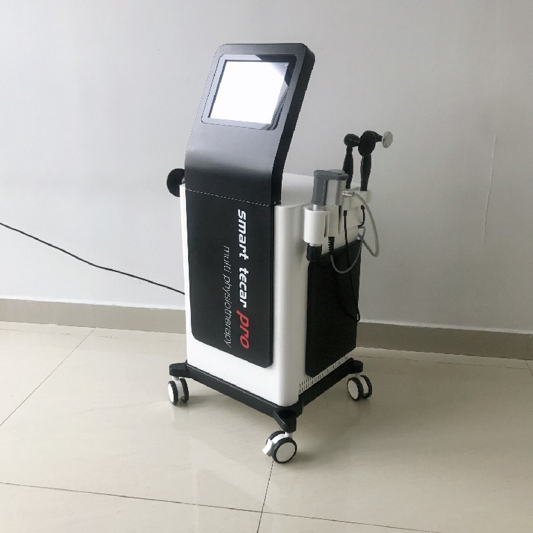 เครื่องบำบัดด้วยคลื่นกระแทกบาดเจ็บจากการเล่นกีฬาพร้อม Tecar Massage เพื่อบรรเทาอาการปวดเมื่อยตามร่างกาย