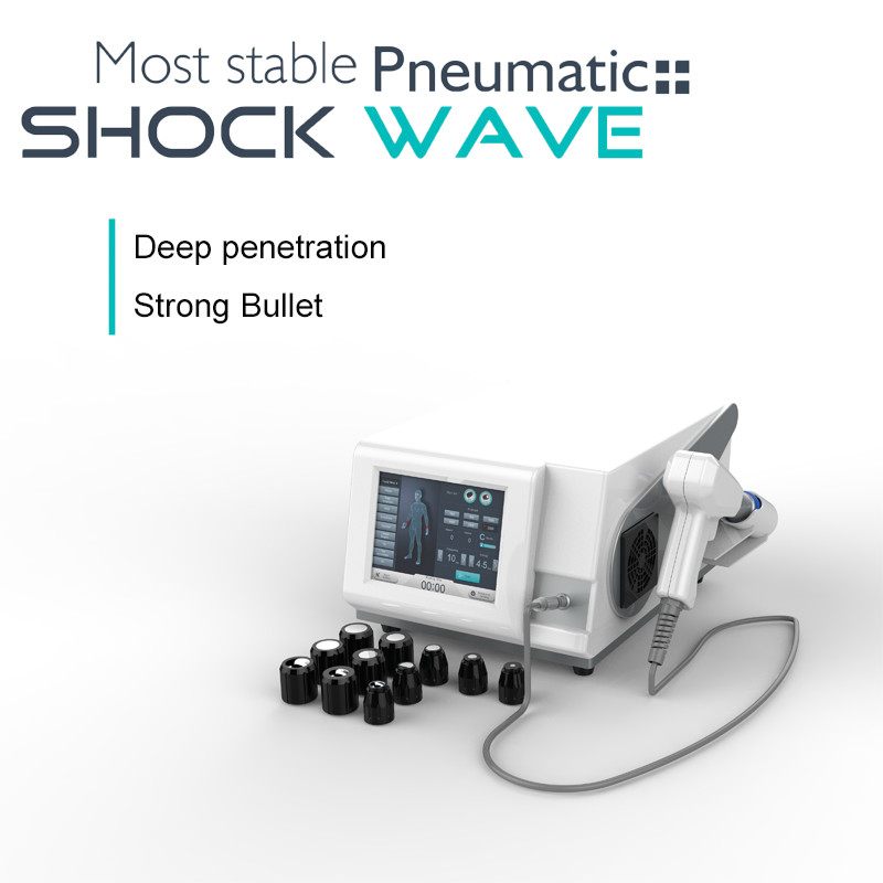 เครื่องบำบัดด้วยคลื่นกระแทก Clinic Shock Wave 6 Bar เครื่องบำบัดด้วยความดันอากาศ Non Invasive / ED Treatment / Pain Relief
